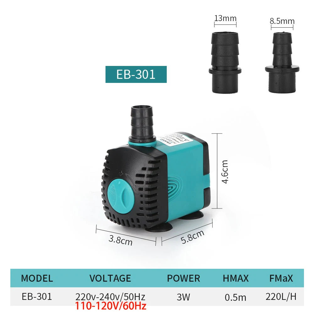 Aquarium Submersible Water Pump