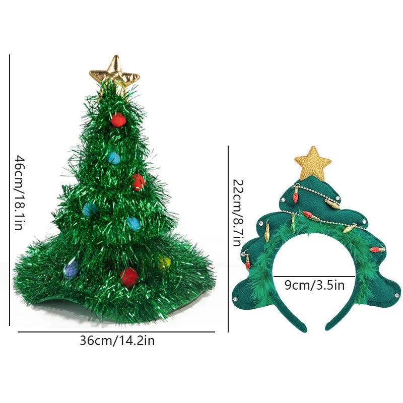 Christmas Tree Hat Creative Christmas Headwear