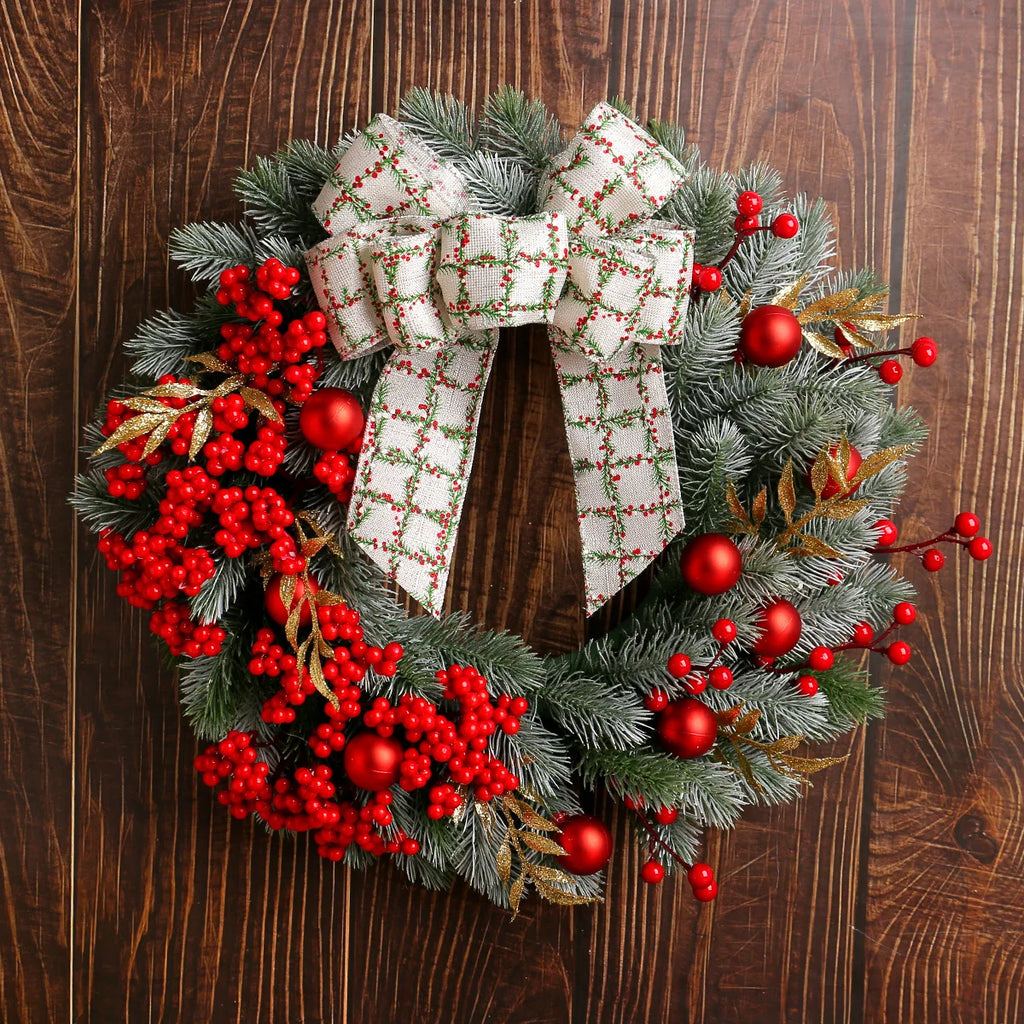 Christmas  Artificial Green Pine Leaf Wreath
