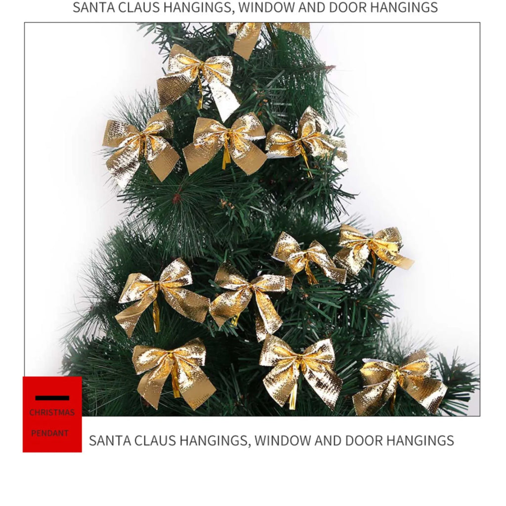 Butterfly Bow Hanging Deco for Christmas Decoration Home