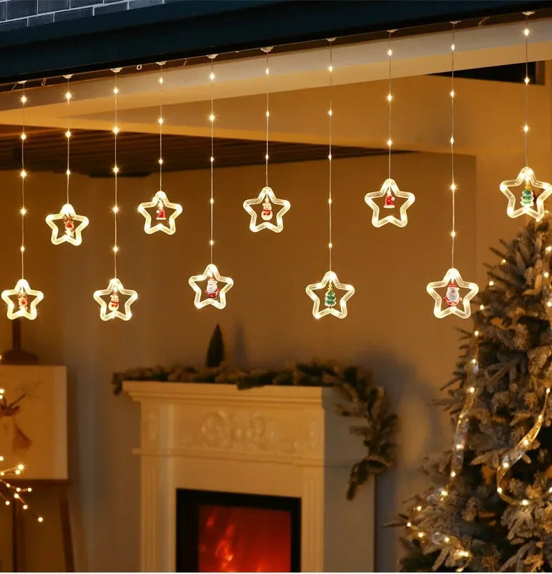 Christmas Lights String Star