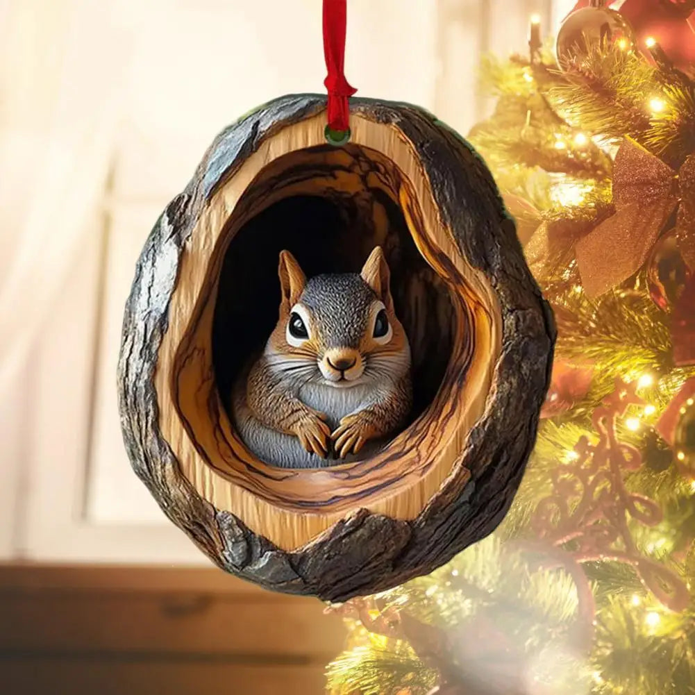 Christmas Cartoon Forest Ornaments