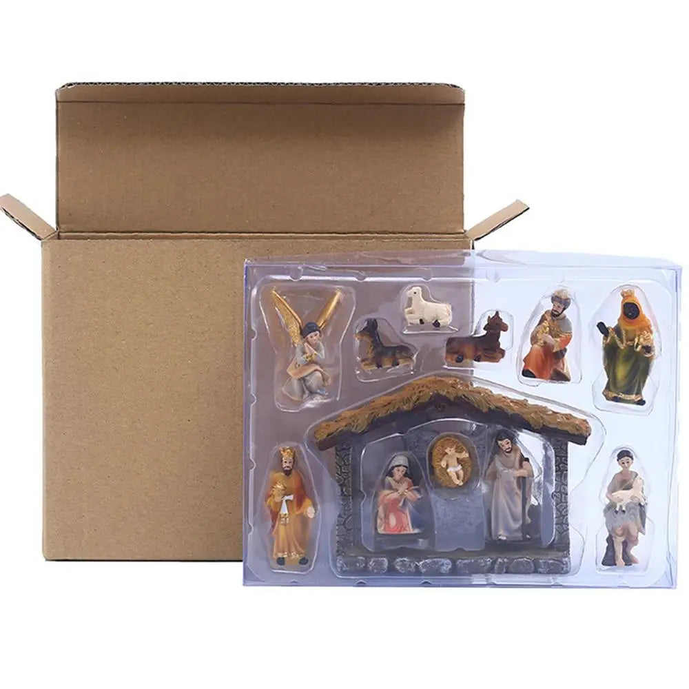 Christmas Manger Nativity Set