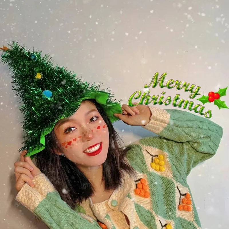 Christmas Tree Hat Creative Christmas Headwear