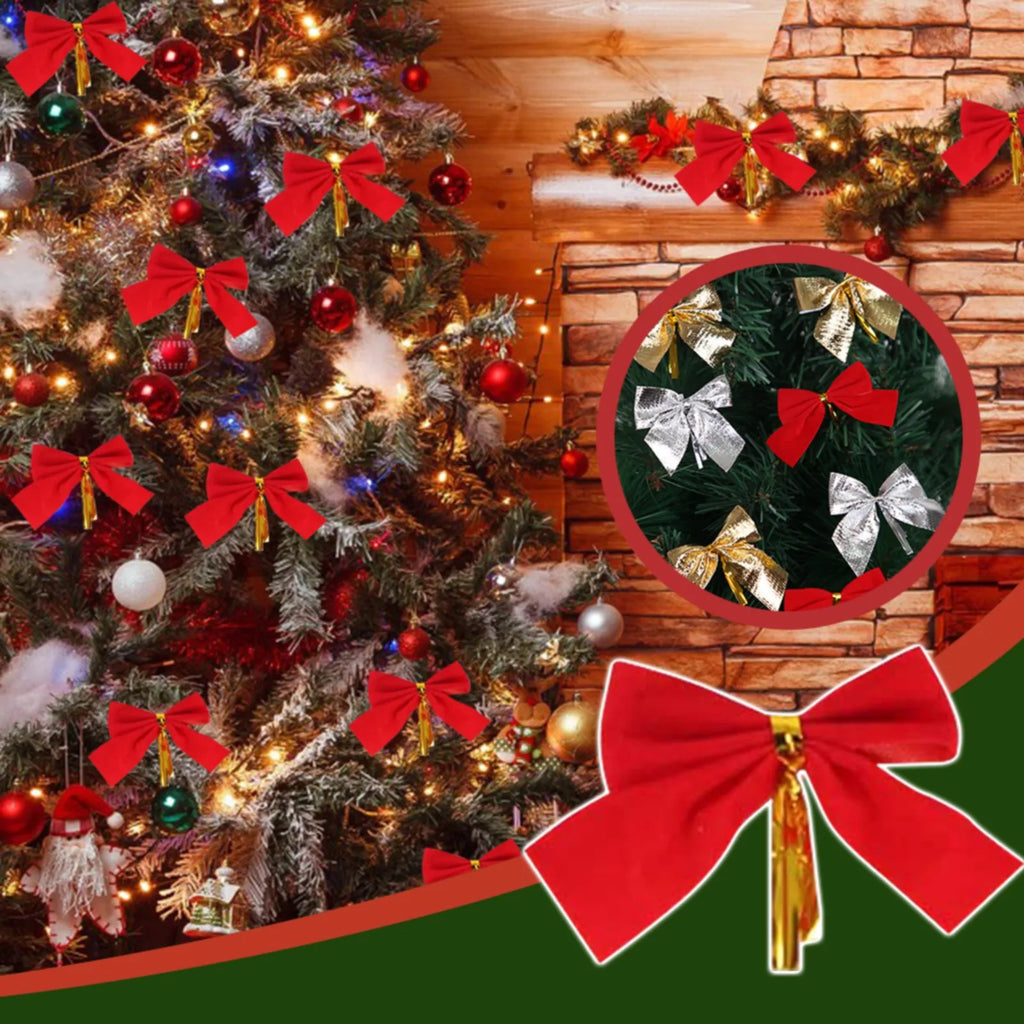Butterfly Bow Hanging Deco for Christmas Decoration Home