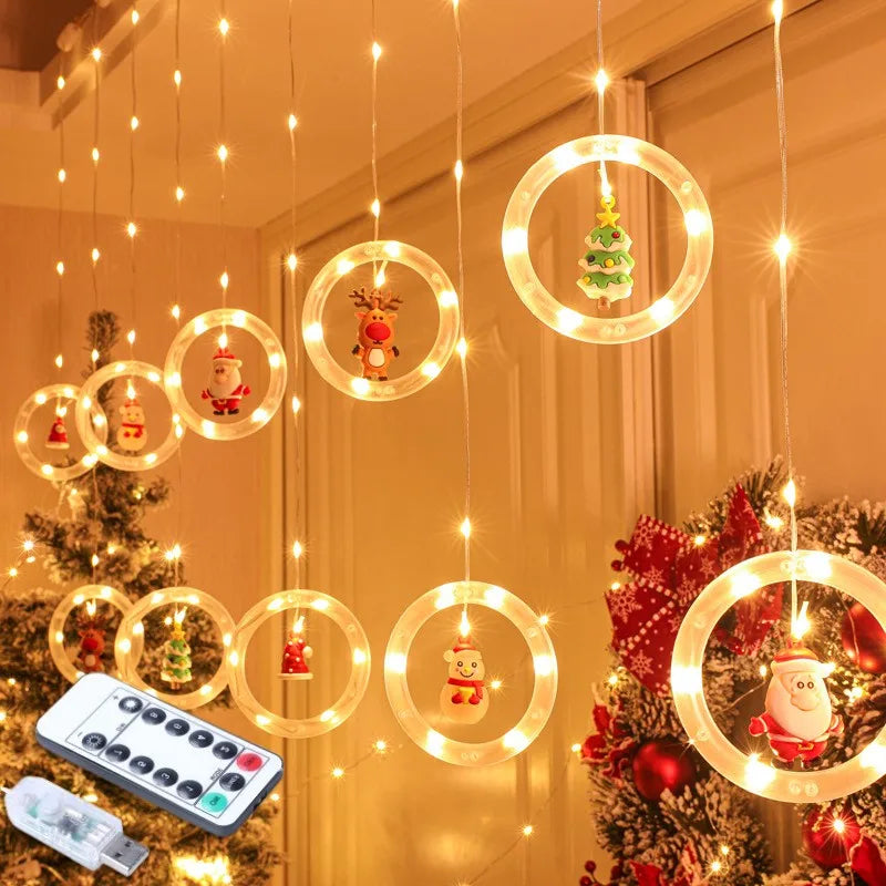 Christmas Lights String Star