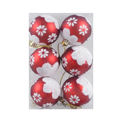 6Pcs/box 6cm Christmas Ball Ornaments