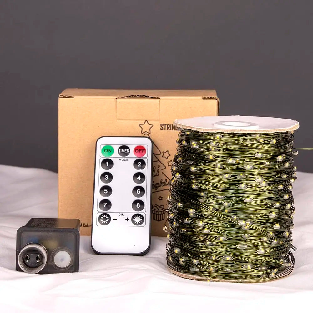 Fairy String Light Waterproof Firefly Lamp Remote Decoration For Christmas Halloween Bedroom Wedding