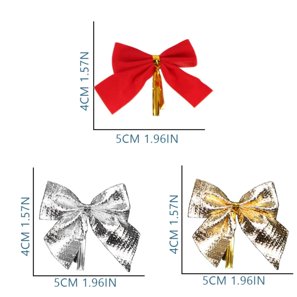 Butterfly Bow Hanging Deco for Christmas Decoration Home