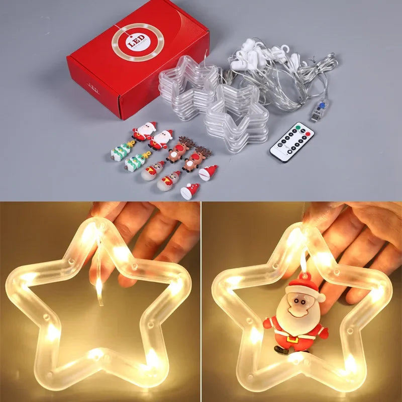 Christmas Lights String Star