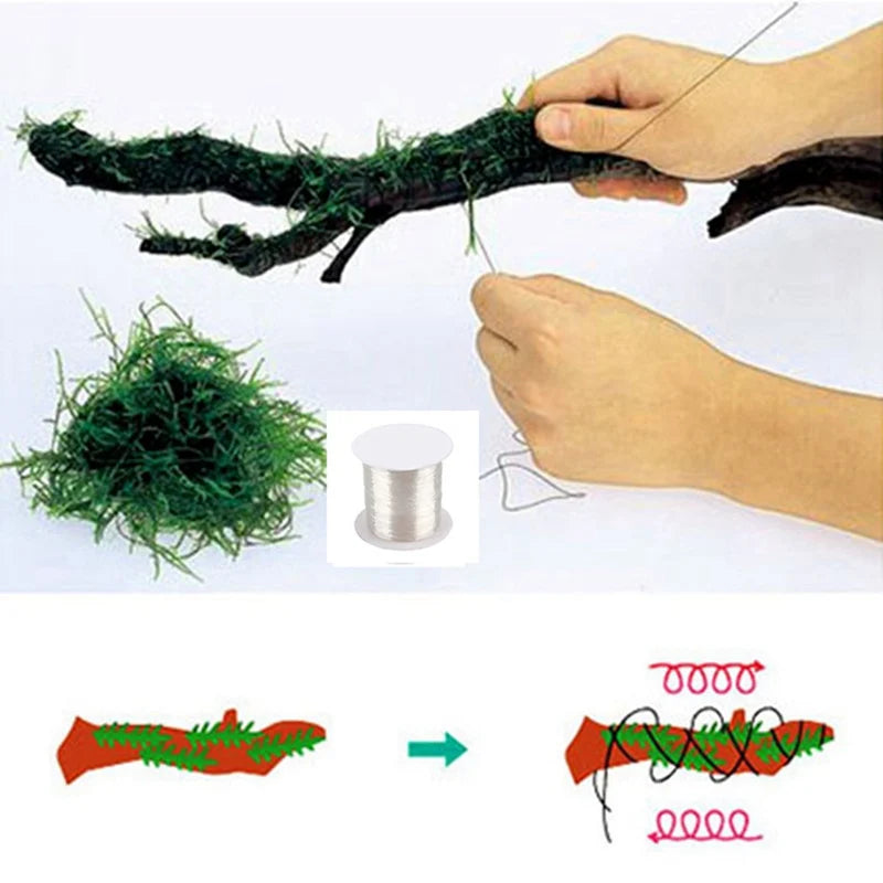 Fish Tank Plant Moss Tree Decorations