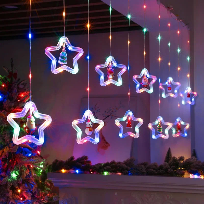 Christmas Lights String Star