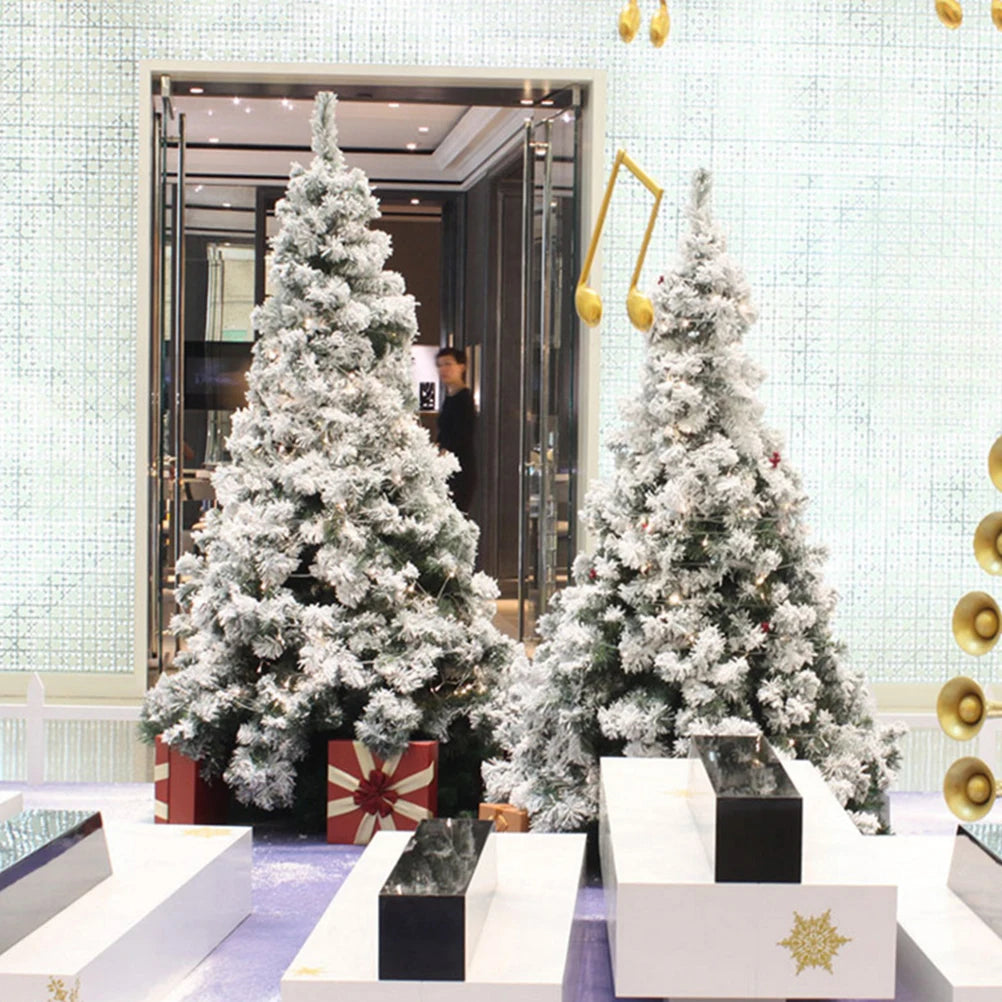 White  Artificial Flocking Snow Christmas Tree