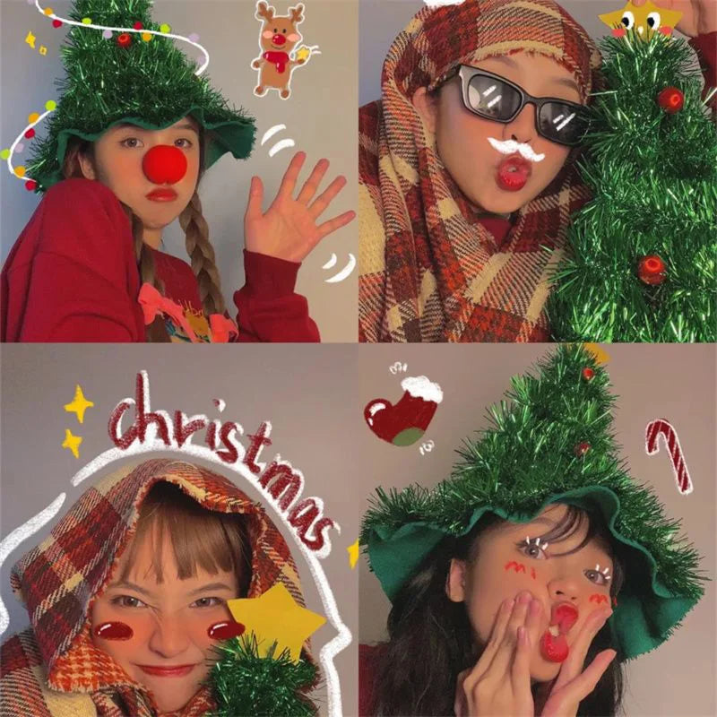 Christmas Tree Hat Creative Christmas Headwear