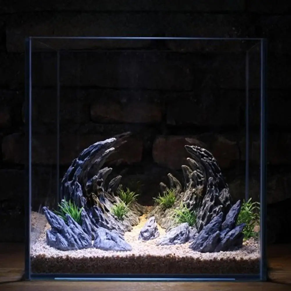 Mountain  Hiding Cave Ornaments For Aquarium Fish Tank Decoration