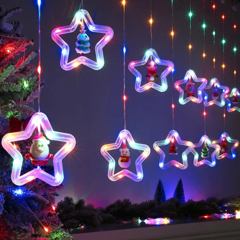 Christmas Lights String Star