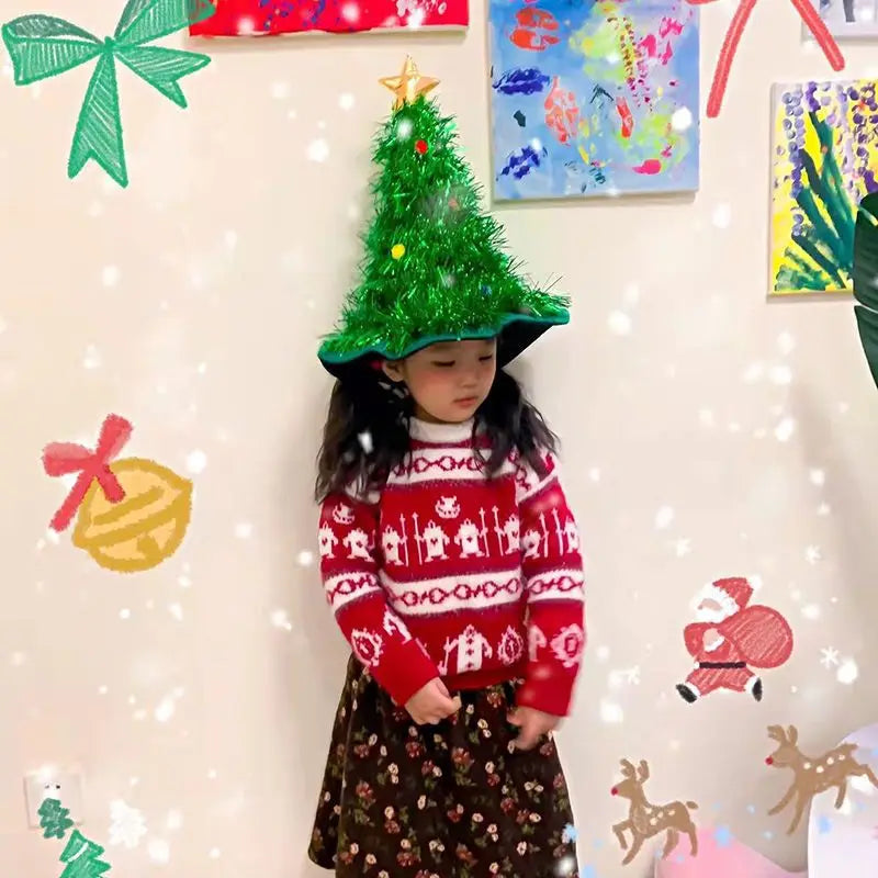 Christmas Tree Hat Creative Christmas Headwear