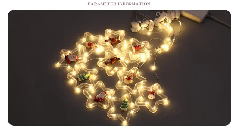 Christmas Lights String Star