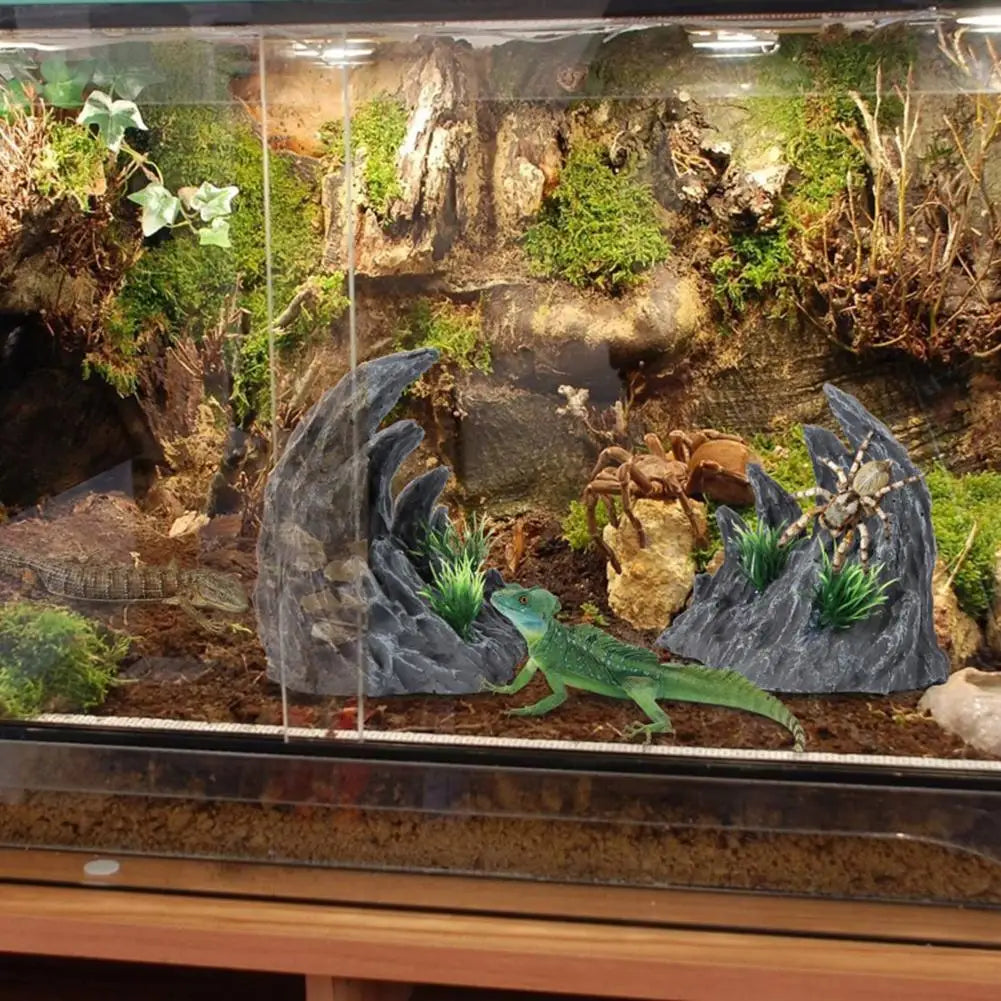 Mountain  Hiding Cave Ornaments For Aquarium Fish Tank Decoration