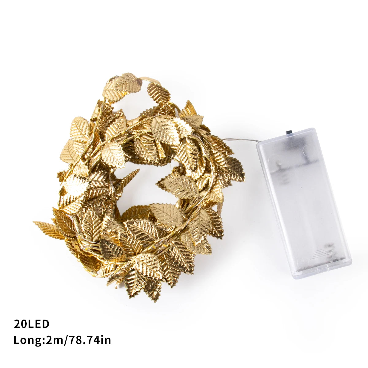 Golden Leaf Decoration String Lights