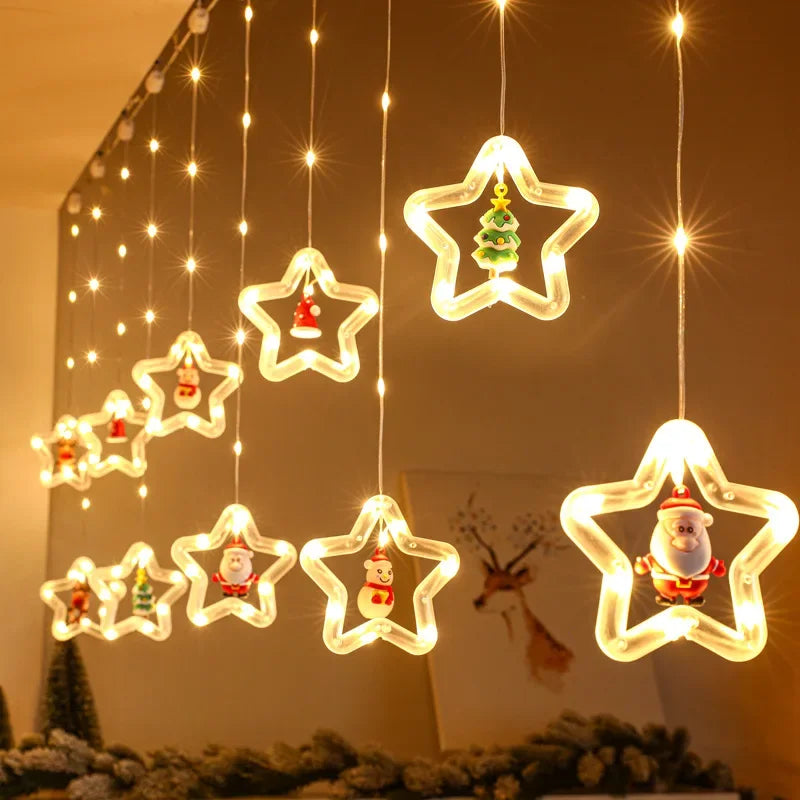 Christmas Lights String Star