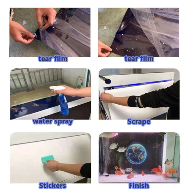 Aquarium Background Sticker