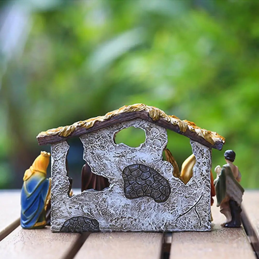 Christmas Manger Nativity Set