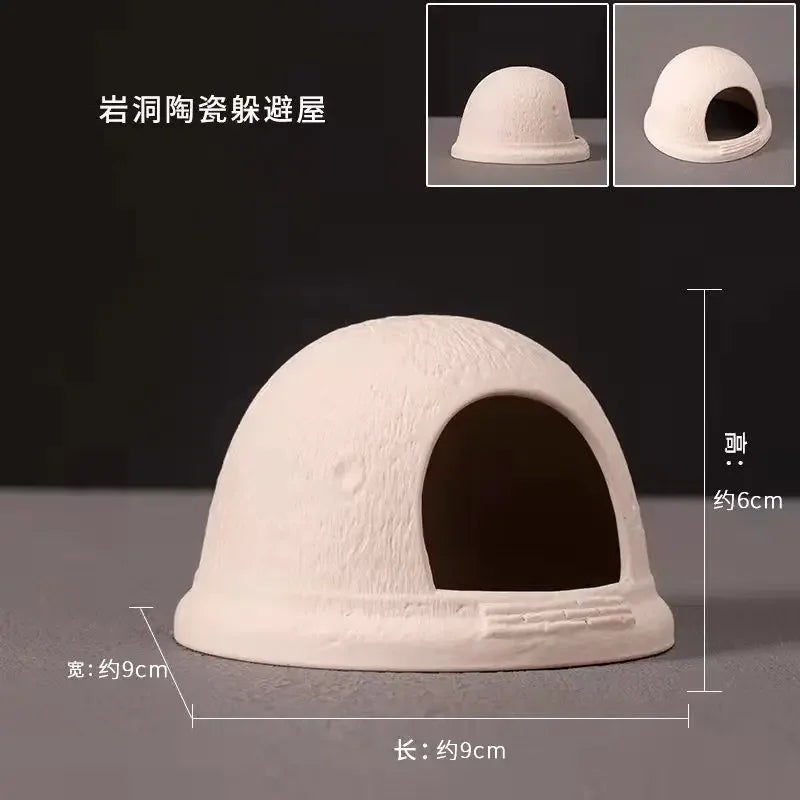 Clay Aquarium Decoration Ceramics Fish Tank Landscaping