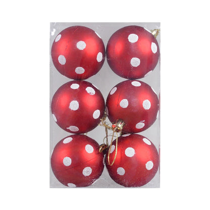 6Pcs/box 6cm Christmas Ball Ornaments