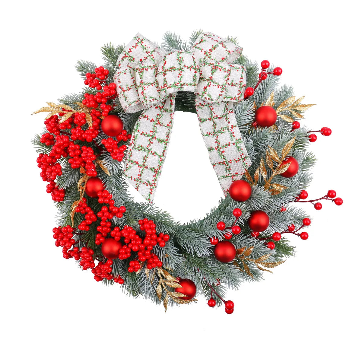Christmas  Artificial Green Pine Leaf Wreath