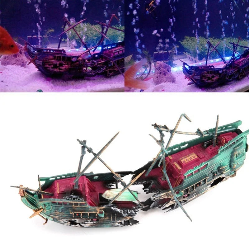 Shipwreck Large Aquarium Decoration