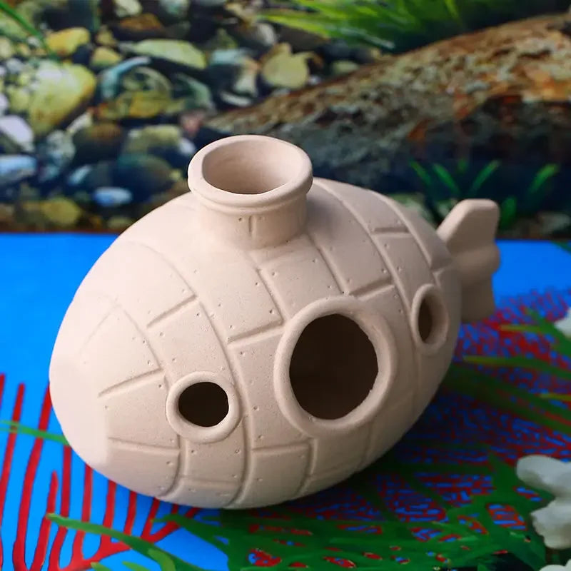 Clay Aquarium Decoration Ceramics Fish Tank Landscaping
