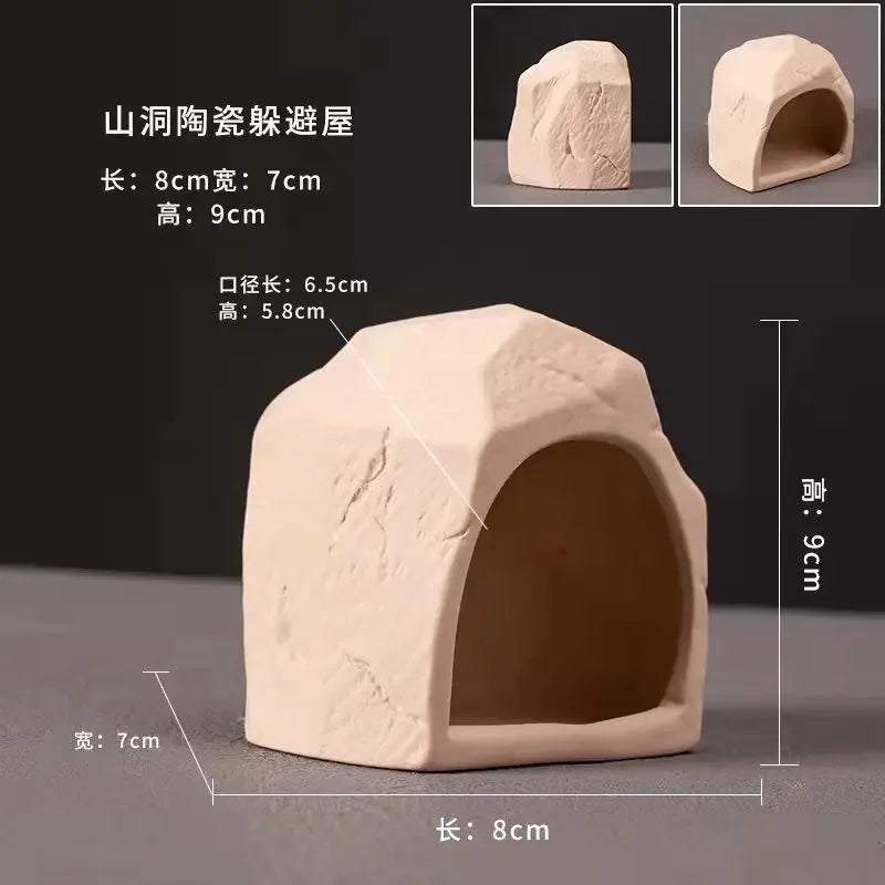 Clay Aquarium Decoration Ceramics Fish Tank Landscaping