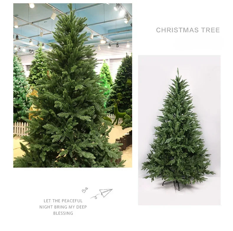 Artificial Large Christmas Tree Encryption PE/PVC Material Xmas Tree for Home Indoor Outdoor Decor Christmas Ornaments