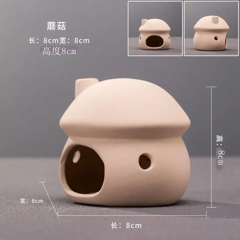 Clay Aquarium Decoration Ceramics Fish Tank Landscaping