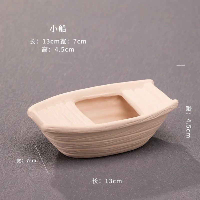 Clay Aquarium Decoration Ceramics Fish Tank Landscaping