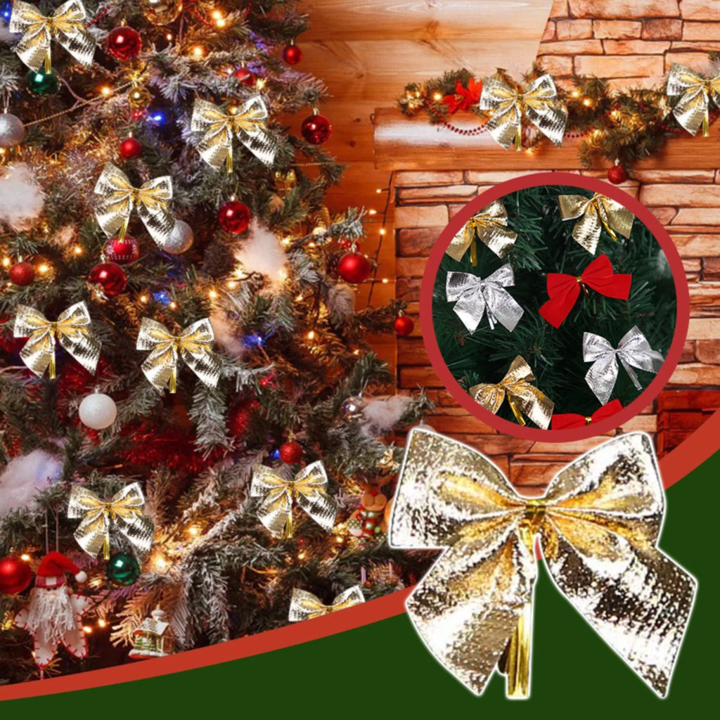 Butterfly Bow Hanging Deco for Christmas Decoration Home