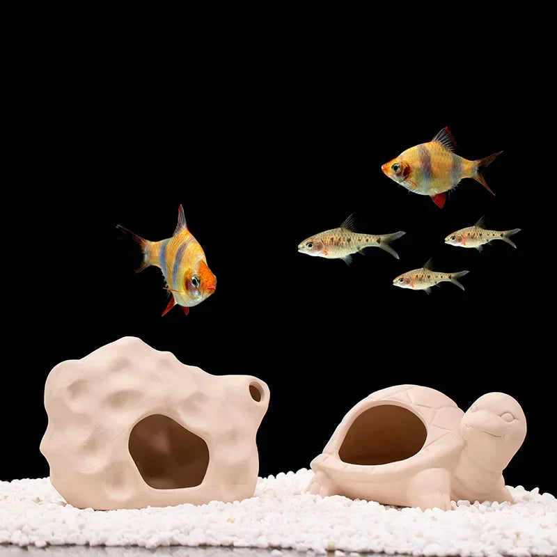 Clay Aquarium Decoration Ceramics Fish Tank Landscaping