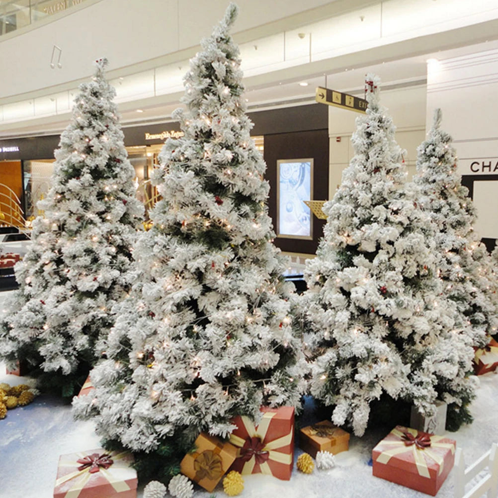 White  Artificial Flocking Snow Christmas Tree