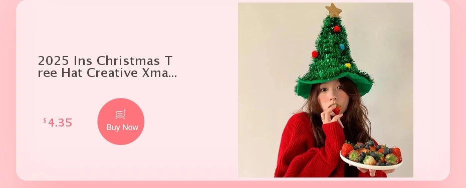 Christmas Tree Hat Creative Christmas Headwear