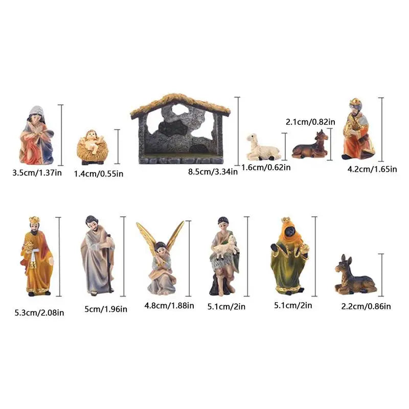 Christmas Manger Nativity Set