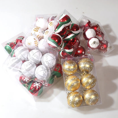 6Pcs/box 6cm Christmas Ball Ornaments
