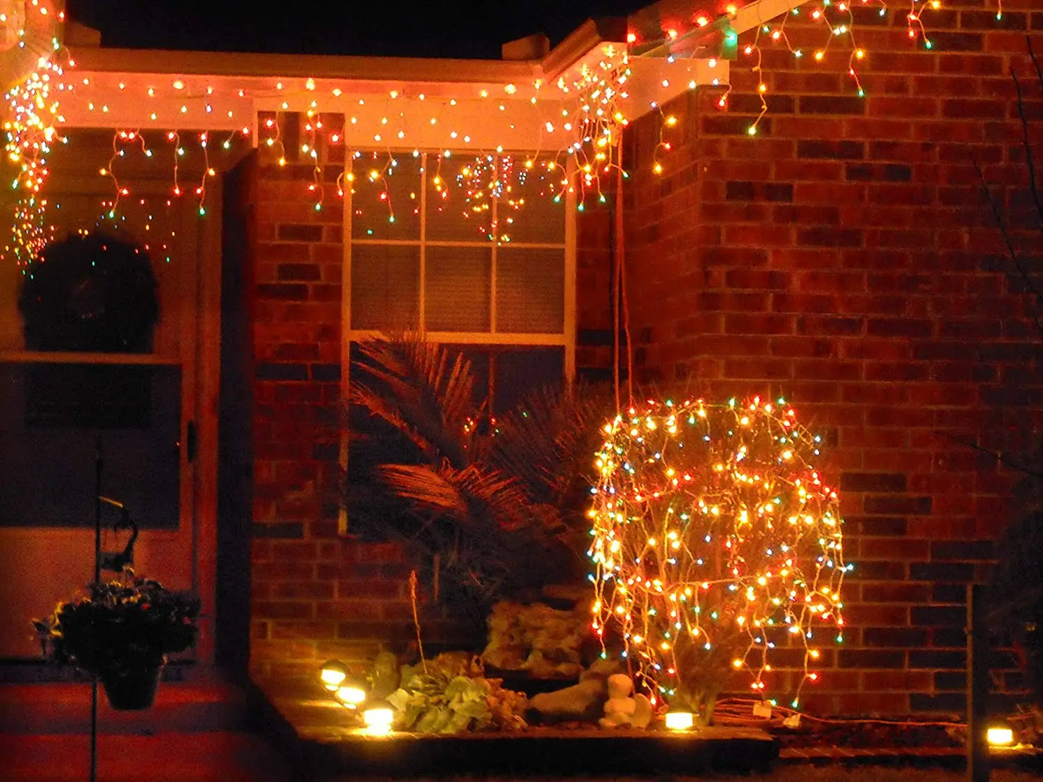 Christmas Festoon Led Icicle Curtain Lights