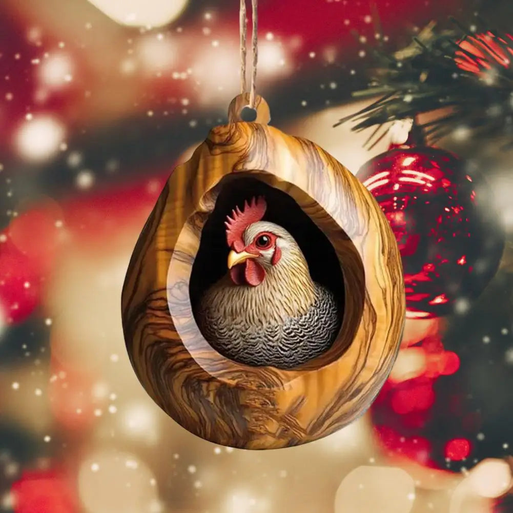 Christmas Cartoon Forest Ornaments