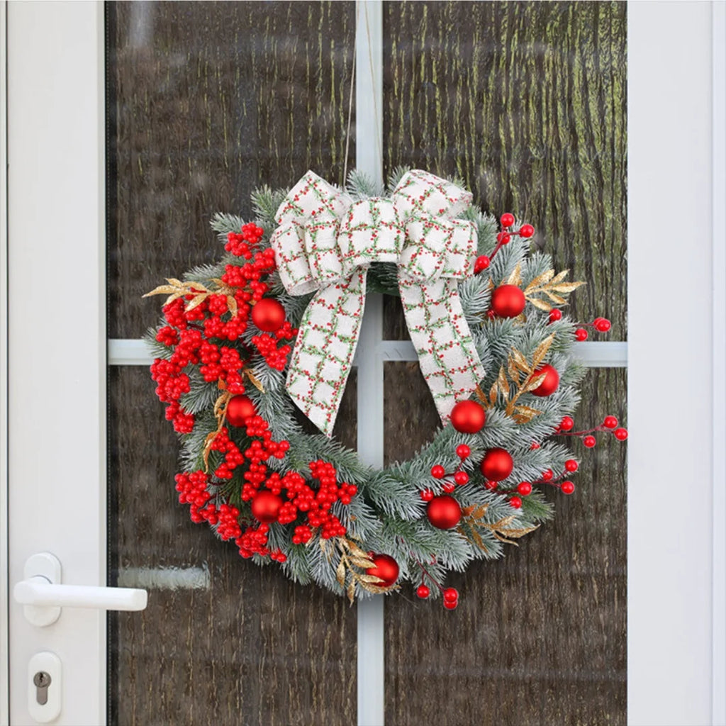 Christmas  Artificial Green Pine Leaf Wreath