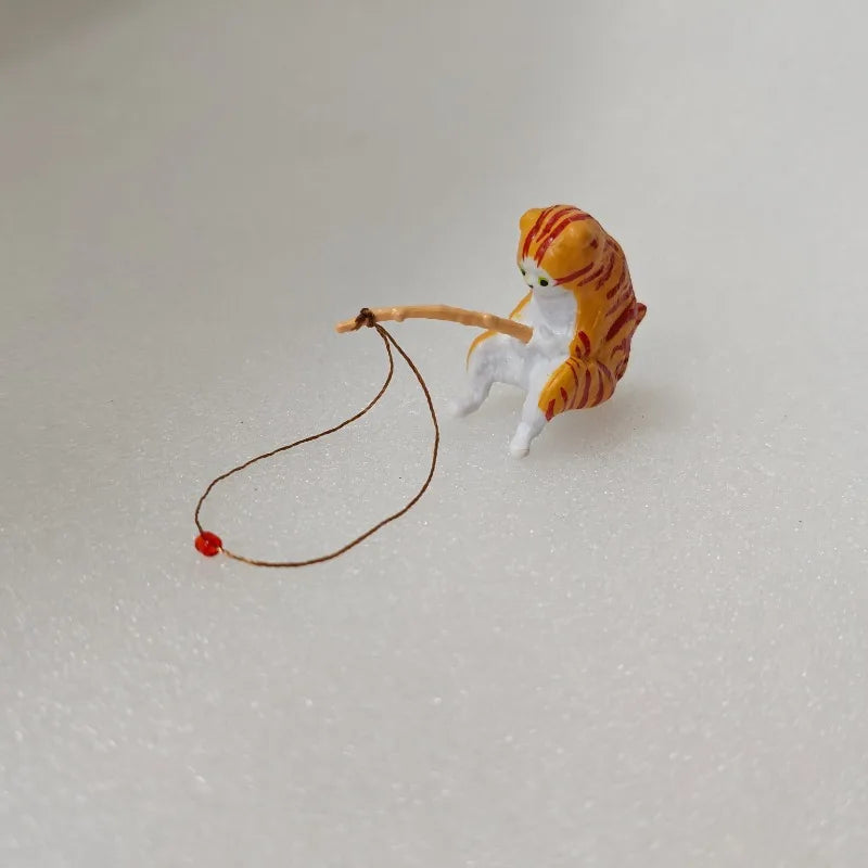 Fishing Cat Aquarium Accessories
