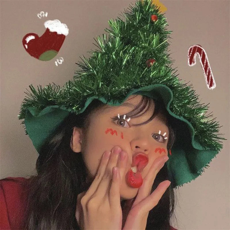 Christmas Tree Hat Creative Christmas Headwear
