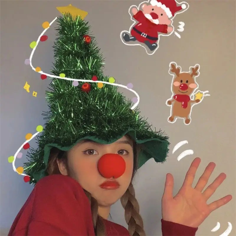 Christmas Tree Hat Creative Christmas Headwear