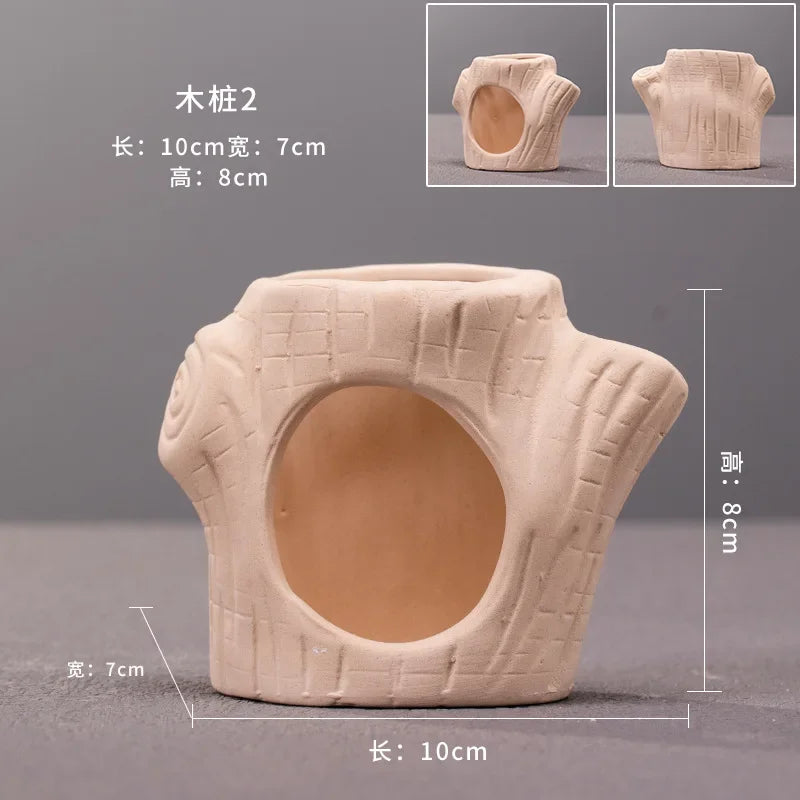 Clay Aquarium Decoration Ceramics Fish Tank Landscaping