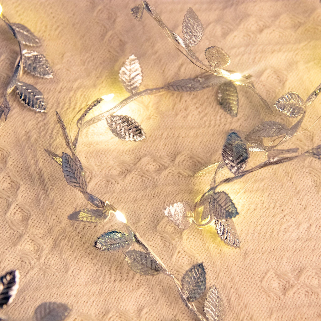 Golden Leaf Decoration String Lights